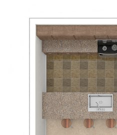 10th Street One Bedroom A-B Floor Plan 10th Street One Bedroom A-B Floor Plan